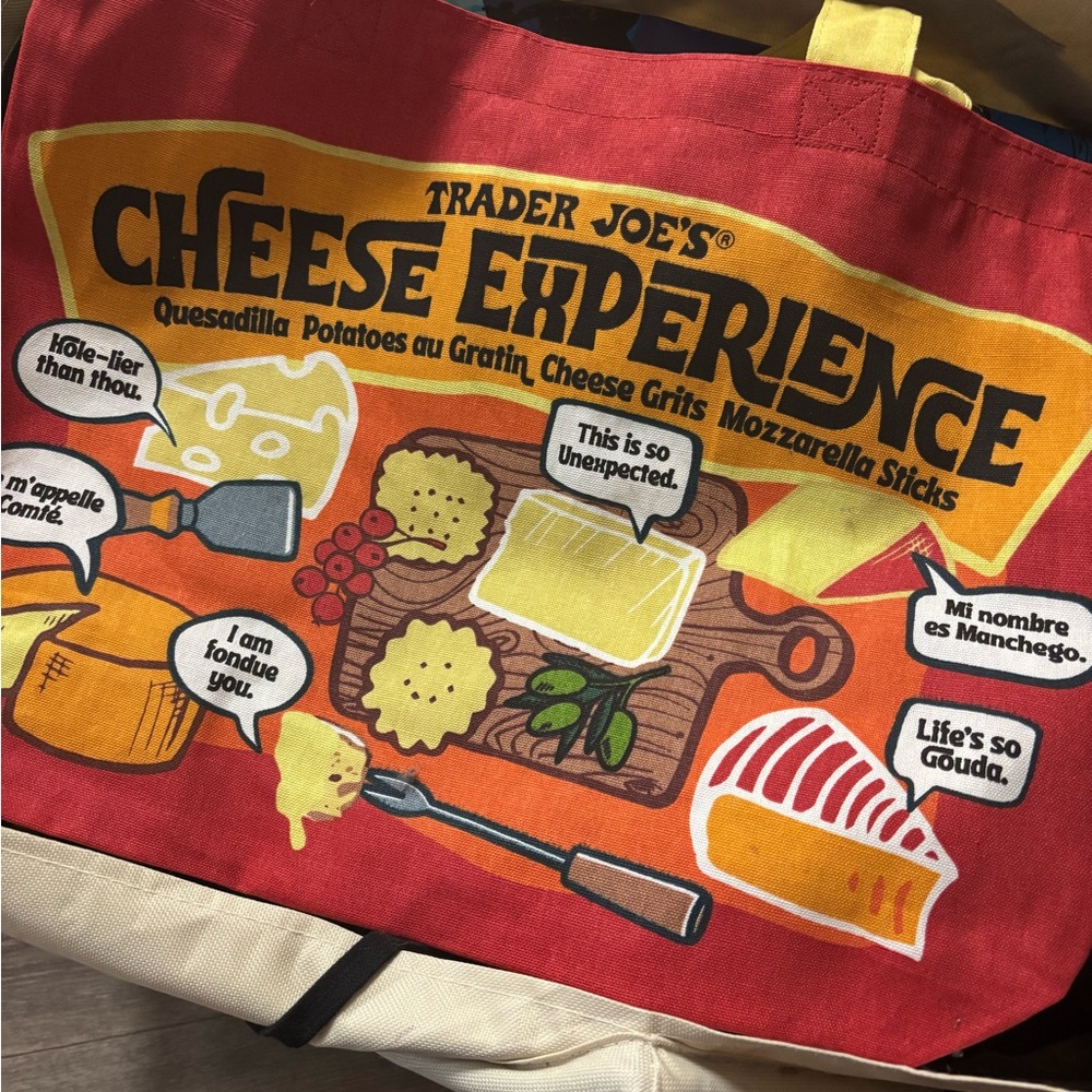 Trader Joe's Cheese Experience Tote Bag